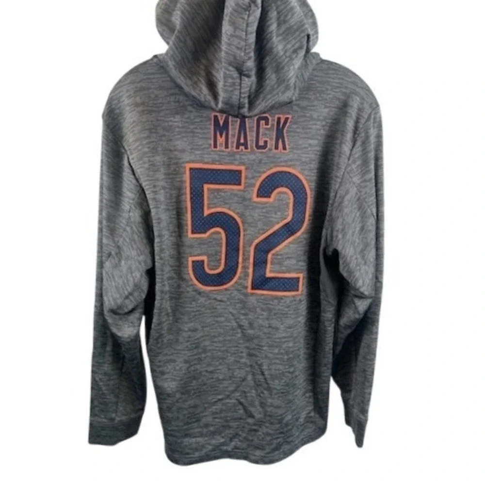 NFL Chicago Bears Khalil Mack #52 Pro Line Fanatics Hoodie Sweatshirt Size Small